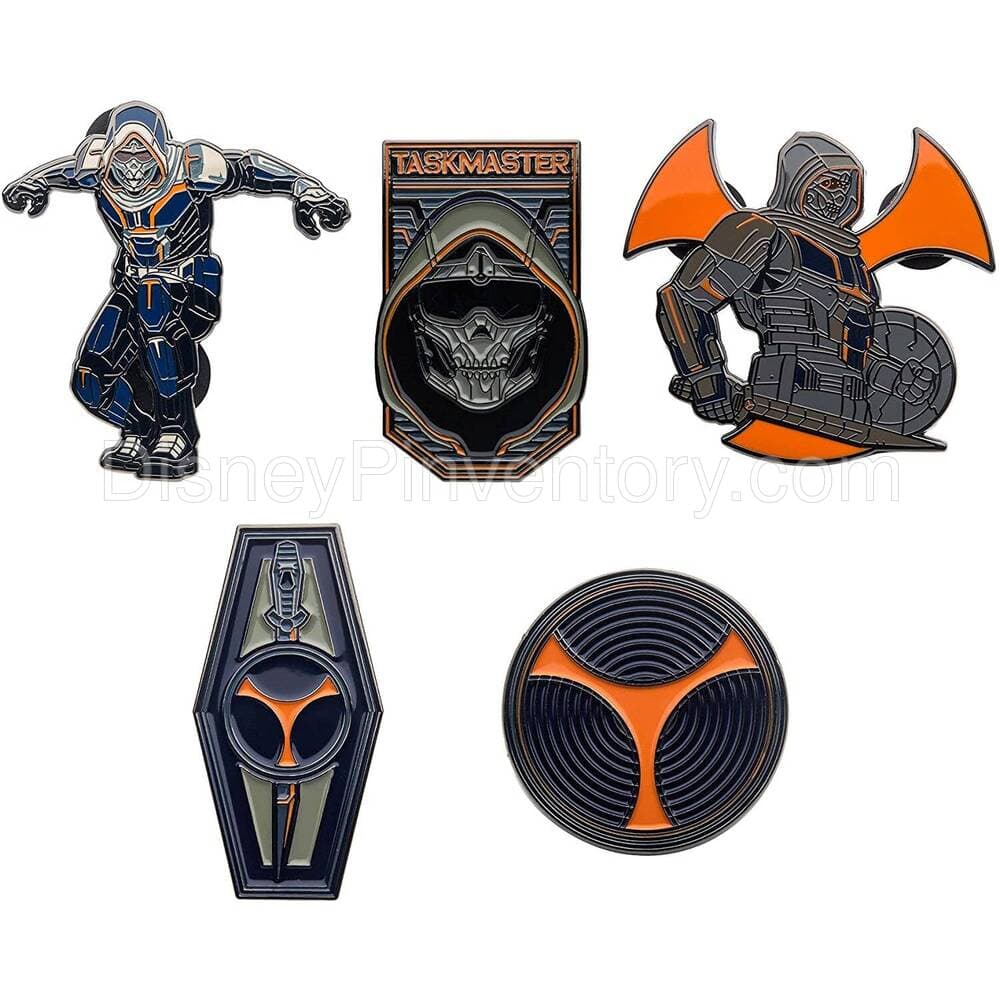 Marvel Studios: Black Widow Taskmaster 5 Pin Set - Amazon Exclusive - Pin 18499