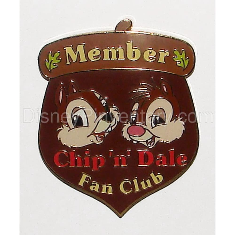 Disney Auctions P.I.N.S. - Chip & Dale Fan Club - Pin 1863