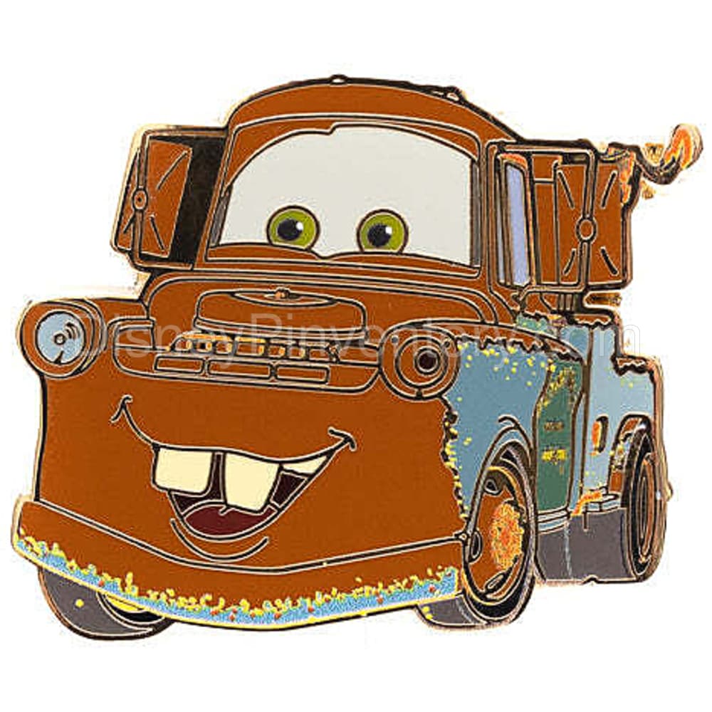 Disney Pixar Cars 3 Piece Boxed Enamel Pin Set - Tow Mater Pin - PALM Exclusive - Pin 18903
