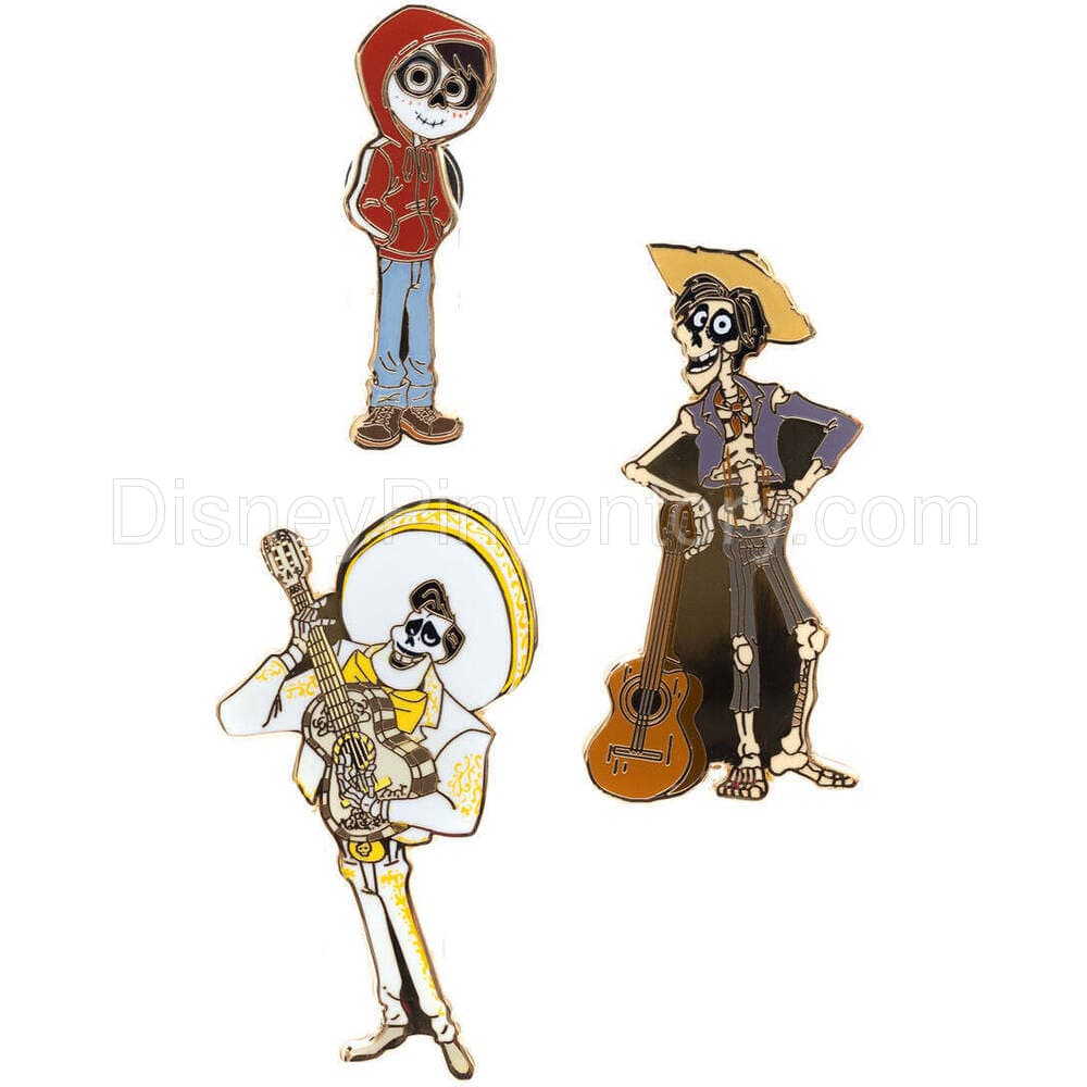 Disney Pixar Coco 3 Piece Boxed Enamel Pin Set - PALM Exclusive - Pin 18914