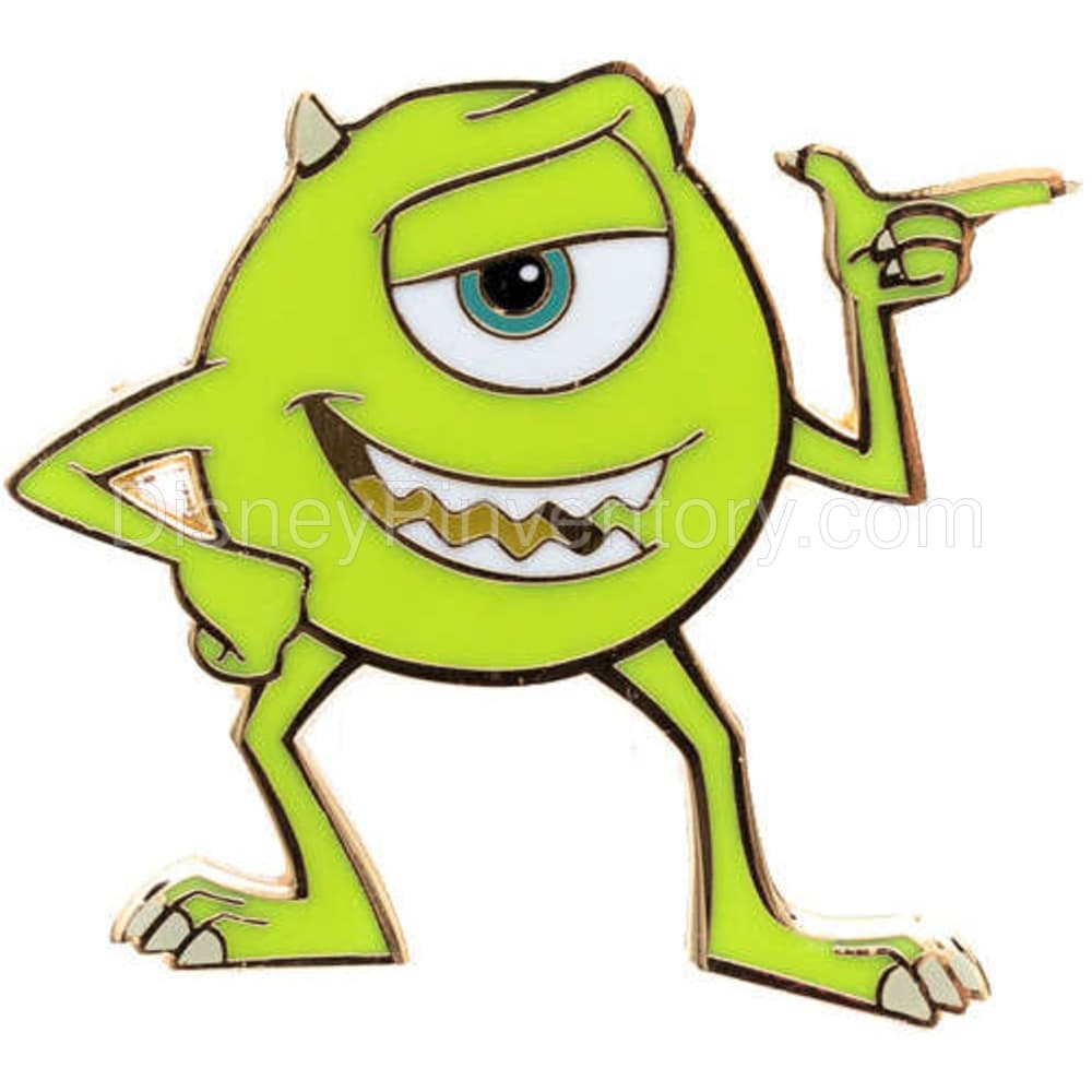 Disney Pixar Monsters Inc. 3 Piece Boxed Enamel Pin Set - Mike Wazowski Pin - PALM Exclusive - Pin 18921