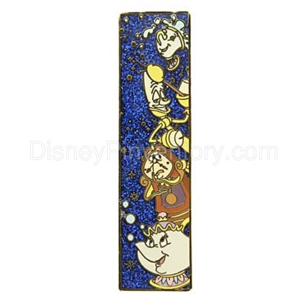 Disney Auctions P.I.N.S. - Cogsworth, Lumiere, Mrs. Potts & Chip - Pin 1897