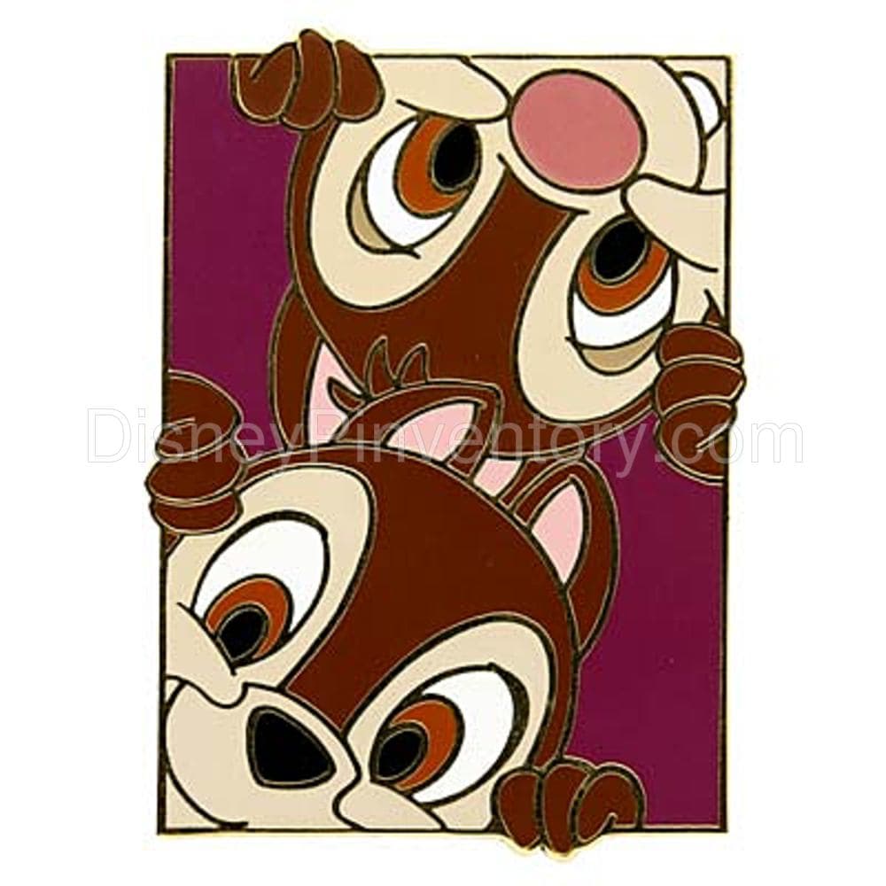 Disney Auctions P.I.N.S. - Peek-a-Boo - Chip 'n Dale - Pin 1915