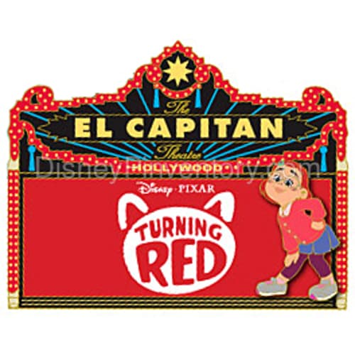 Disney Pixar Turning Red - El Capitan Theatre Marquee Pin - Pin 19610