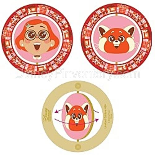 Disney Pixar Turning Red - Meilin & Red Panda Mei Spinner Pin - Pin 19612