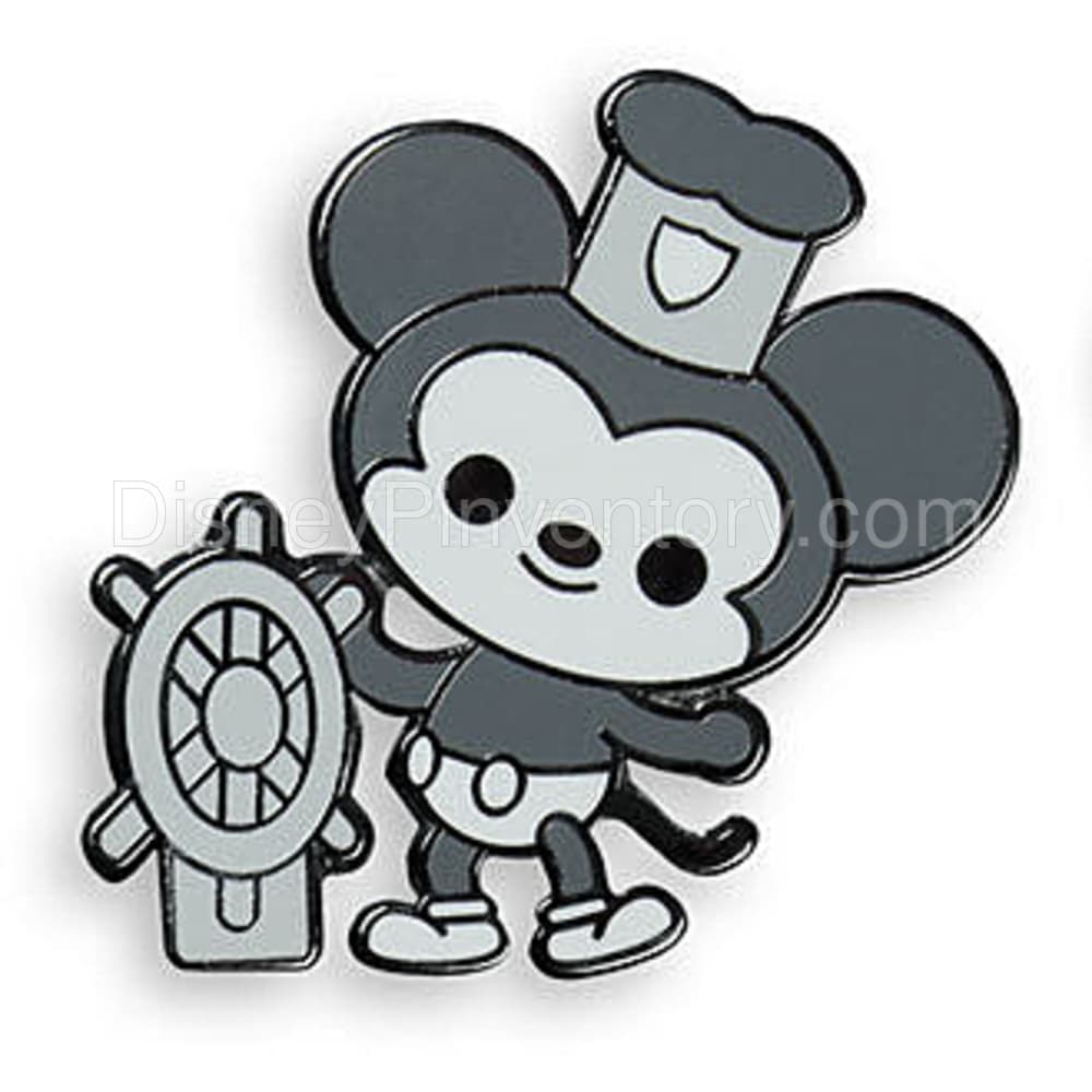 Steamboat Willie Enamel Pin Set - Mickey as Steamboat Willie Pin - Pin 19664