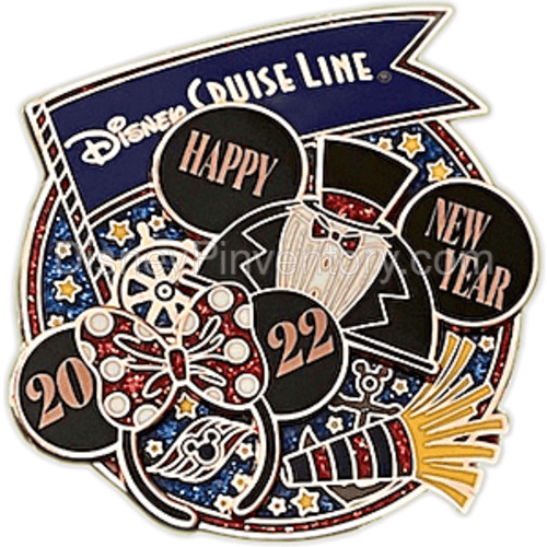 Disney Cruise Line Happy New Year 2022 - Pin 19691
