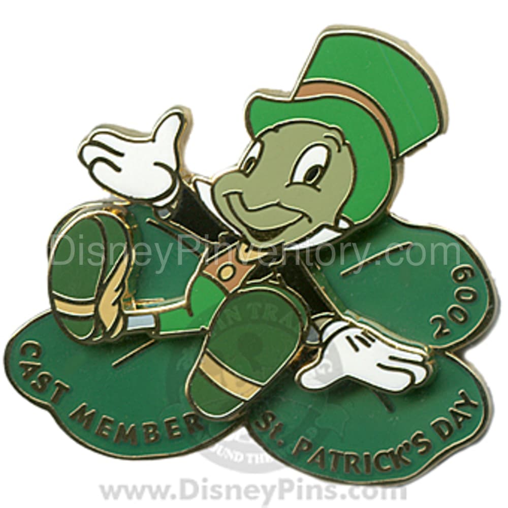 St. Patrick's Day 2009 - Cast Member - Jiminy Cricket - Pin 2