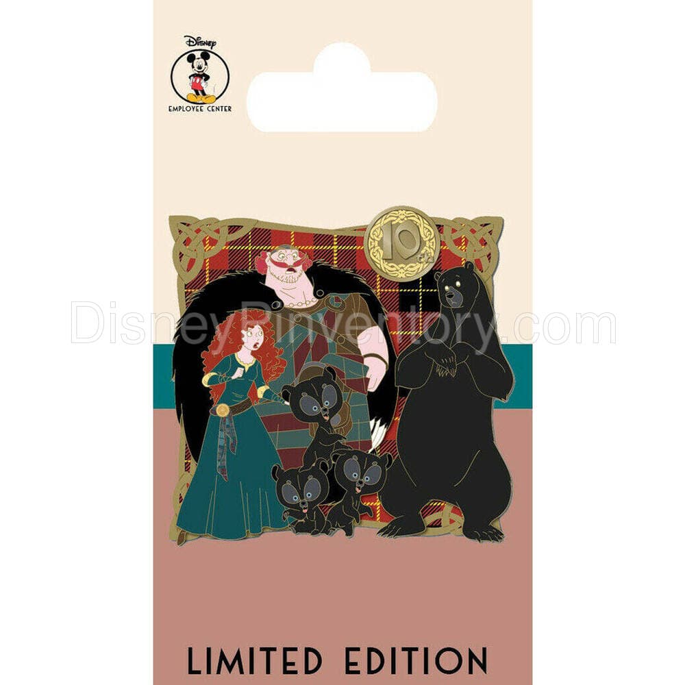Brave 10th Anniversary - My Bear Family Portrait - DEC - Pin 20113