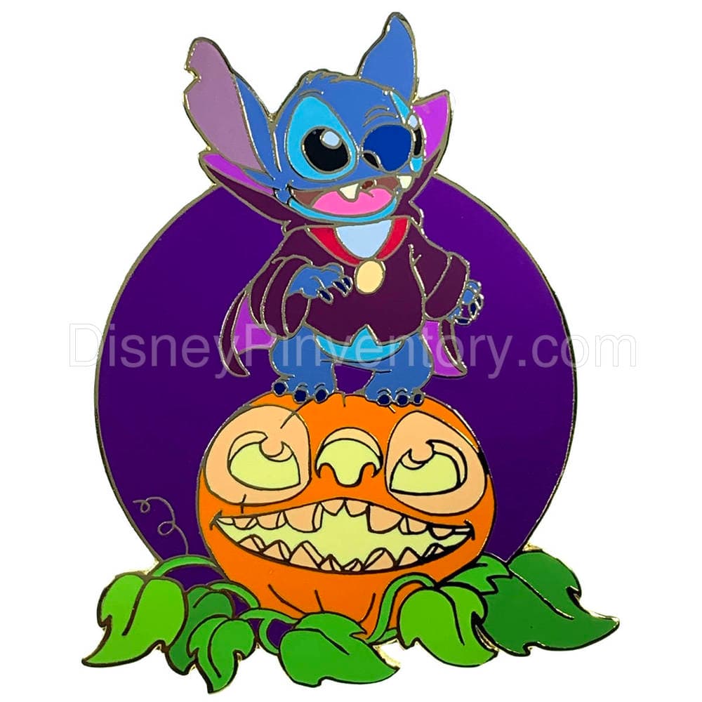 Stitch Count Dracula Jumbo Halloween Pin - Pin 2012
