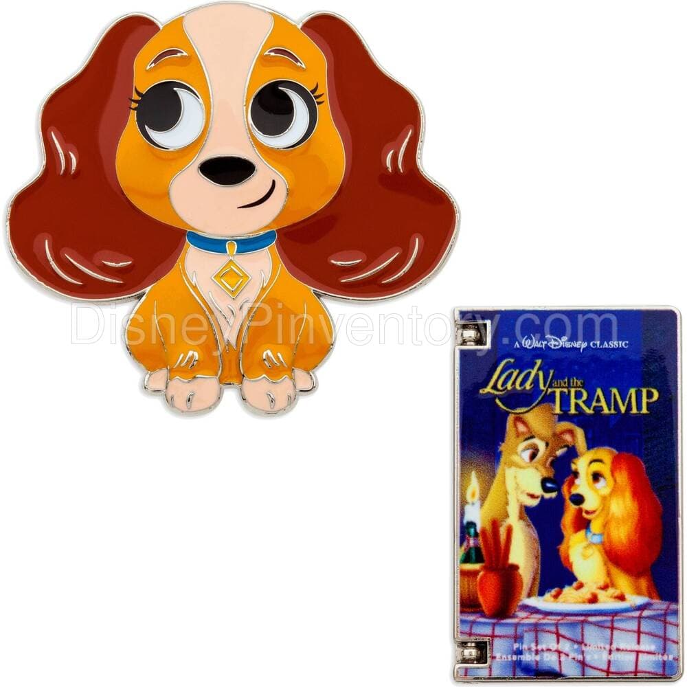 Lady VHS Pin Set - Lady and the Tramp - Pin 20384