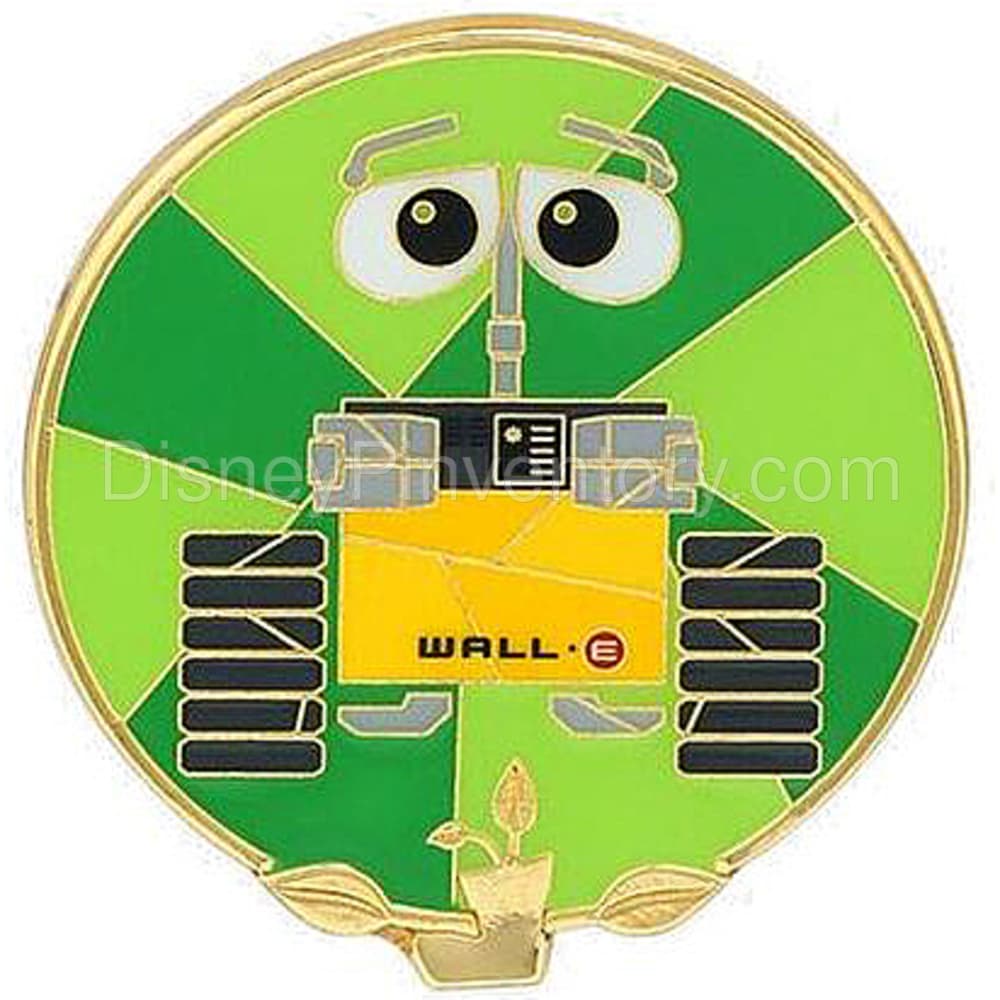 Loungefly Disney Pixar Characters Stained Glass Portraits Blind Box Pin Set - Wall-E Pin - BoxLunch Exclusive - Pin 20556