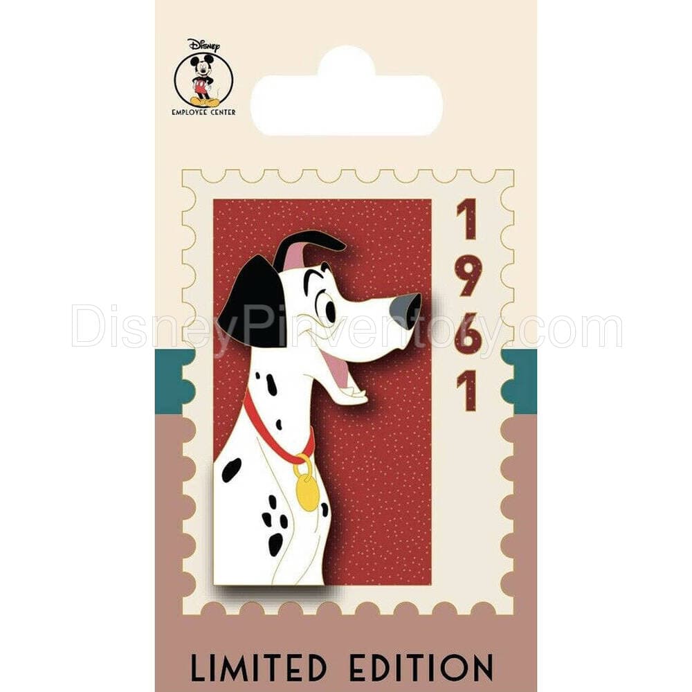 Animal Postage Stamps Series #2: Pongo Pin - Disney Employee Center - Pin 20598