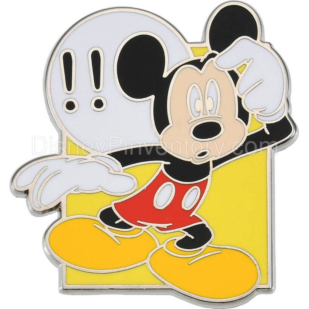 Mickey Mouse Expressions Pin Trading Starter Set - Confused Pin - Pin 20770