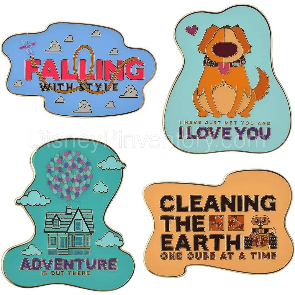 Disney/Pixar Movie Quotes Pin Set - Up, Toy Story & WALL-E - Amazon Exclusive - Pin 21039
