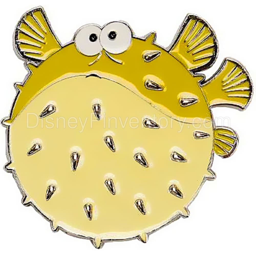 Finding Nemo Fish Tank Buddies Blind Box Pin Set - Bloat Chase Pin - Pin 21326