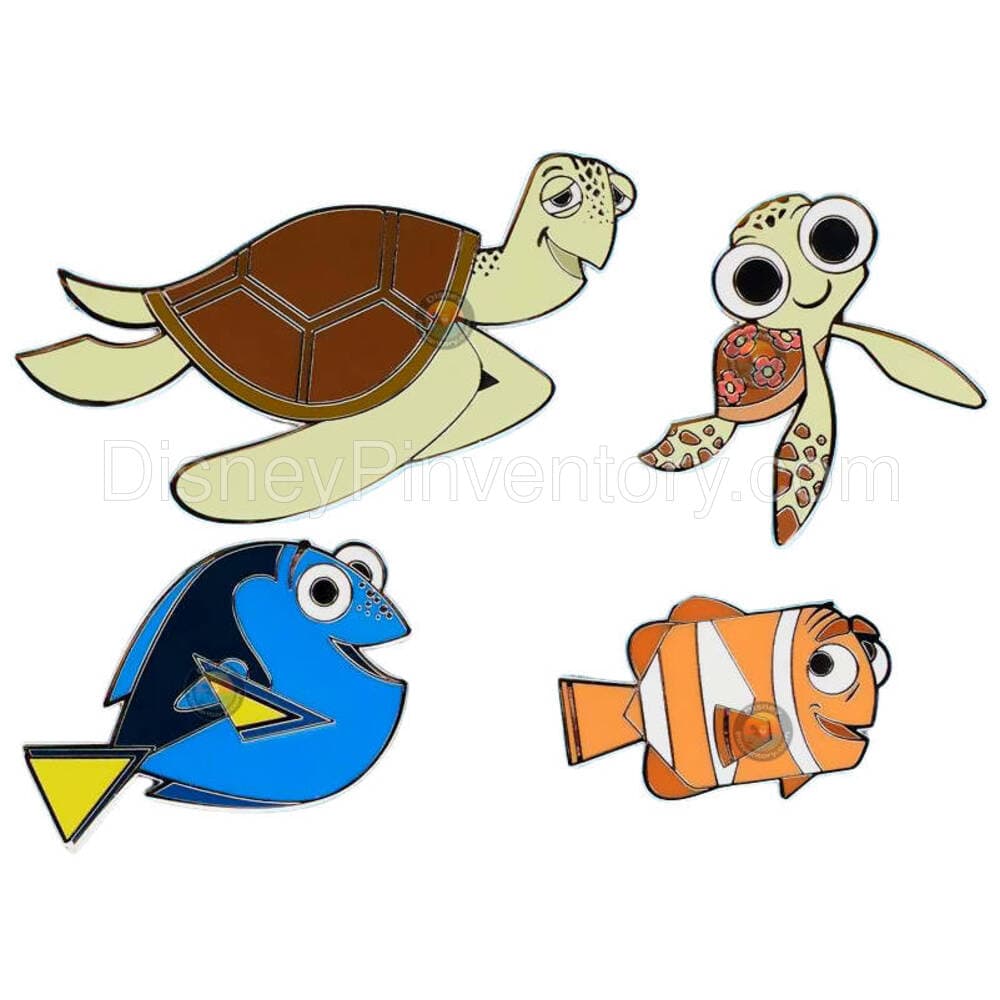 Finding Nemo East Australian Current 4 pc Pin Set - Pin 21331