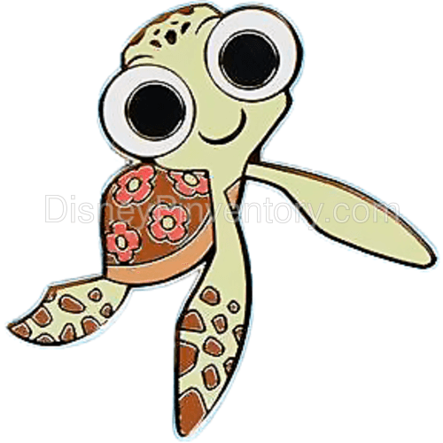 Finding Nemo East Australian Current 4 pc Pin Set - Squirt Pin - Pin 21333
