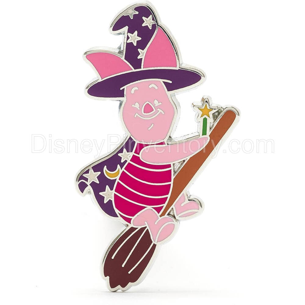 Disney Happy Halloween 2022 Winnie the Pooh Pin Set - Piglet as a Witch Pin - Pin 22302