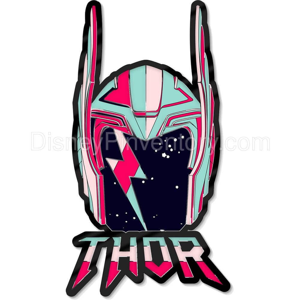D23-Exclusive Marvel's Thor 60th Anniversary Pin Set - Thor's Helmet & Hammer Pin - Pin 22317