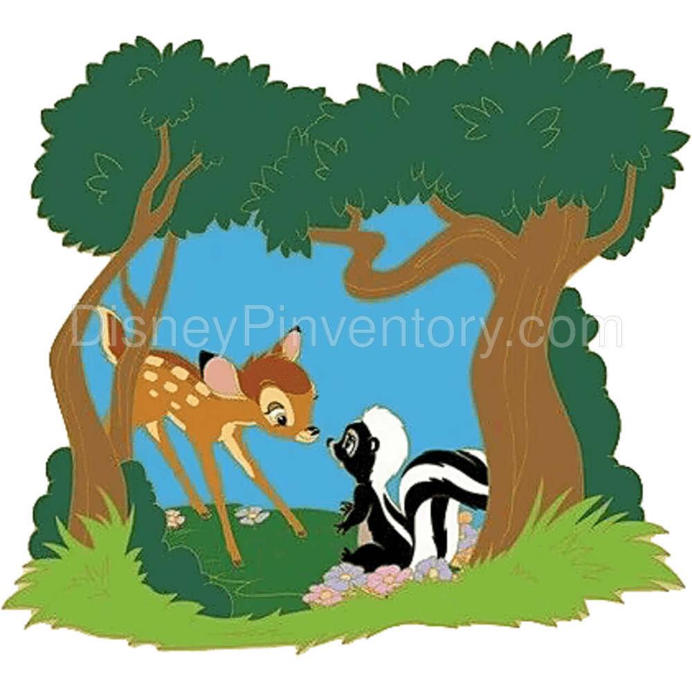 Bambi 80th Anniversary - Bambi & Flower Pin - Pin 22464