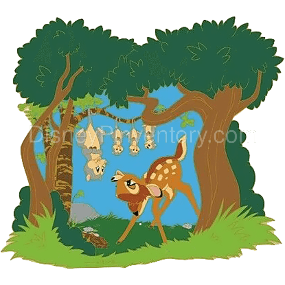 Bambi 80th Anniversary - Bambi & Possum Family Pin - Pin 22466