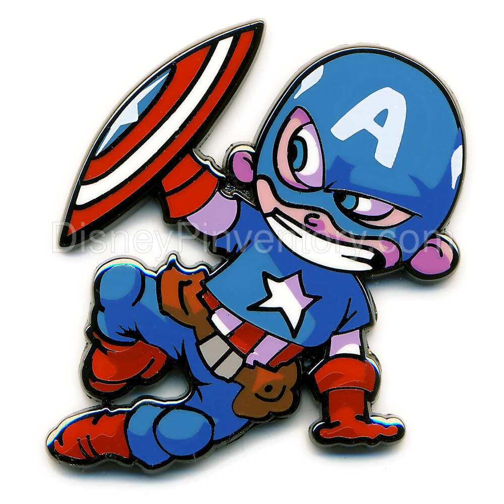 NYCC 2018: Captain America Pin with Lanyard - Captain America Pin Only - Pin 22594