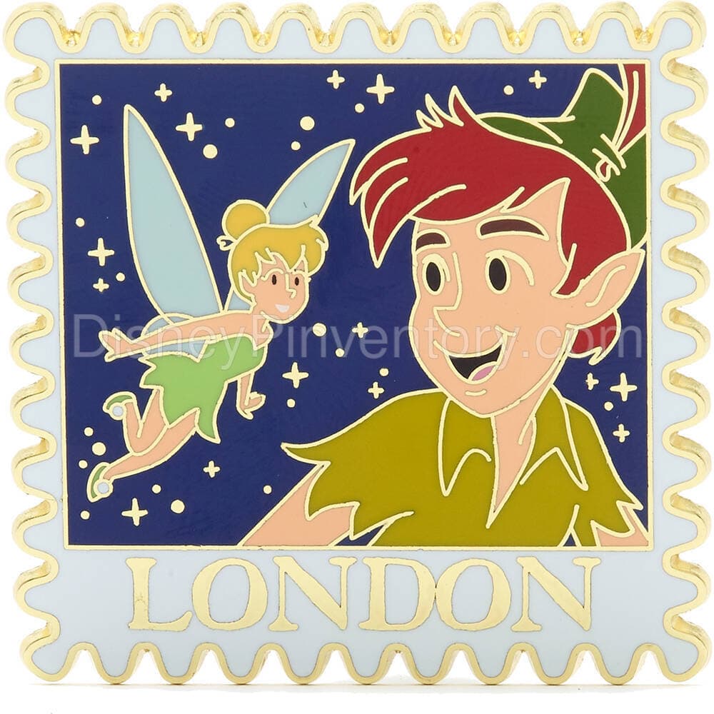 One Family: Peter Pan Wish You Were Here Postcard and Pin Set - Pin 22665