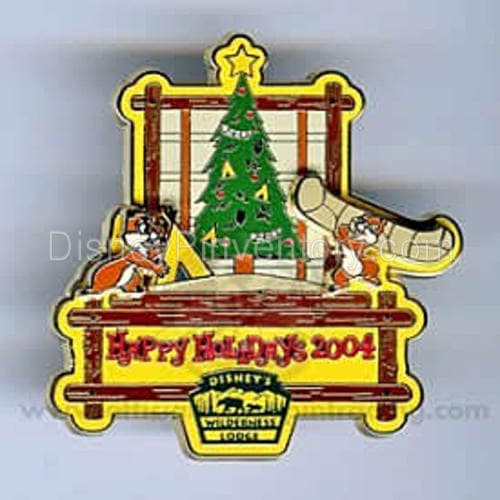 Happy Holidays 2004 at Disney's Wilderness Lodge - Pin 2279