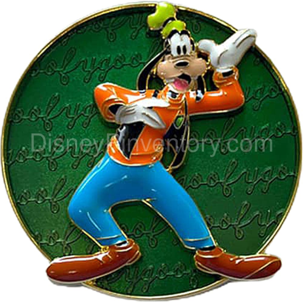 D23 Expo 2022: DSSH Cursive Cuties Series - Goofy Pin - Pin 23081