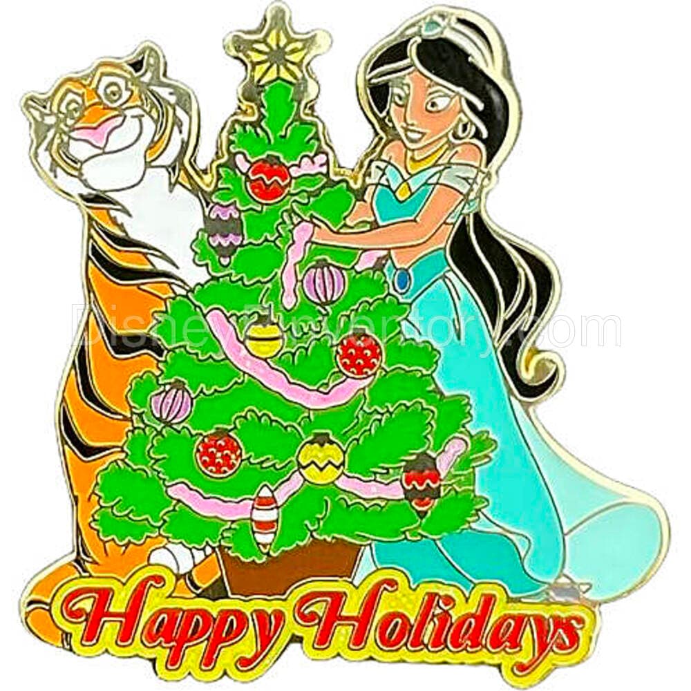 Jasmine Christmas Pin - Disney Pins Blog Exclusive - Pin 23369