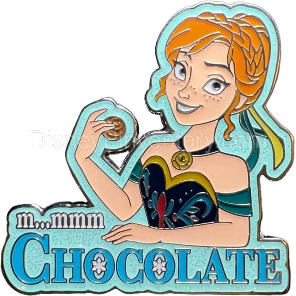 Anna Chocolate Pin - Disney Pins Blog Exclusive - Pin 23370