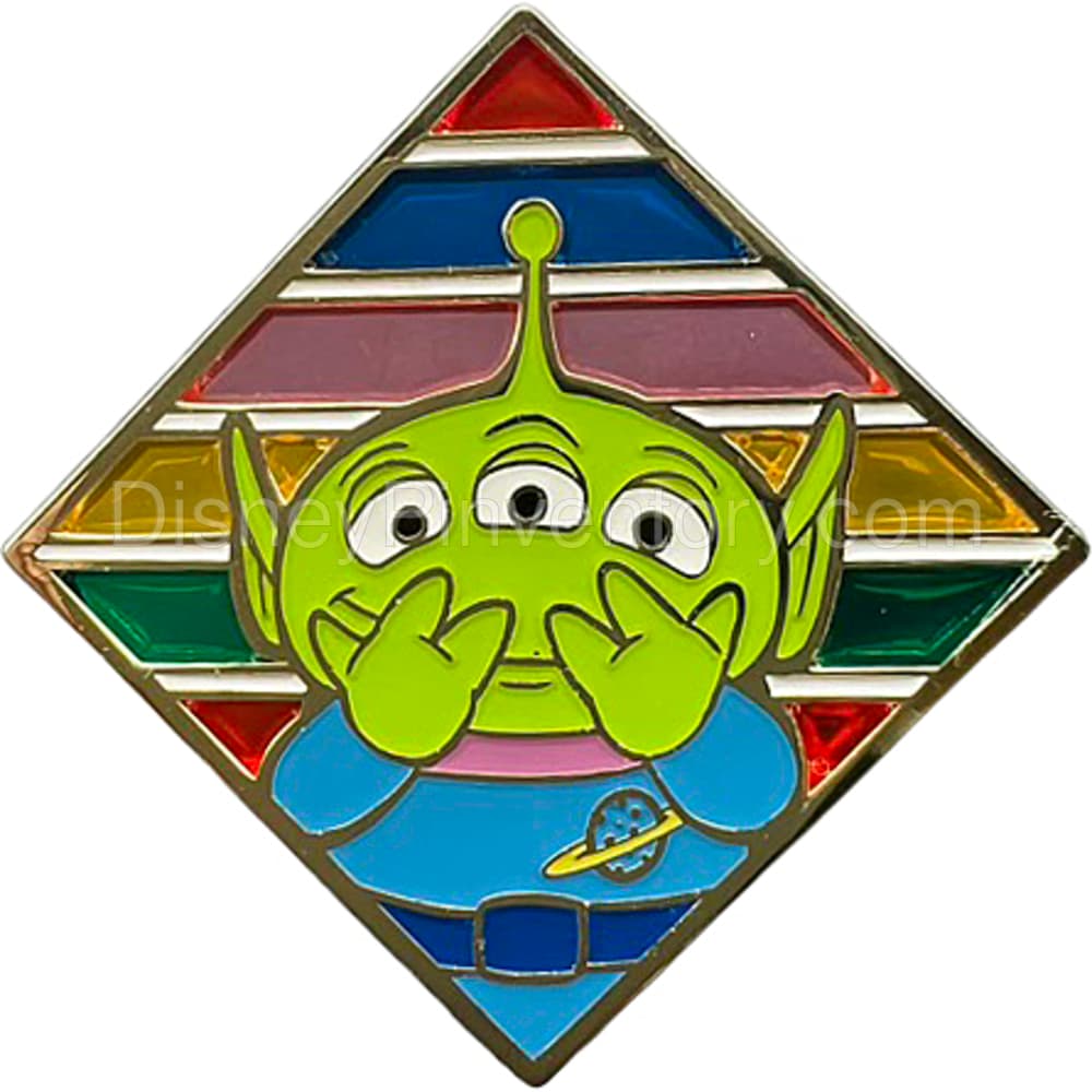 Disney Pixar Alien Stained Glass Pin - Disney Pins Blog Exclusive - Pin 23371