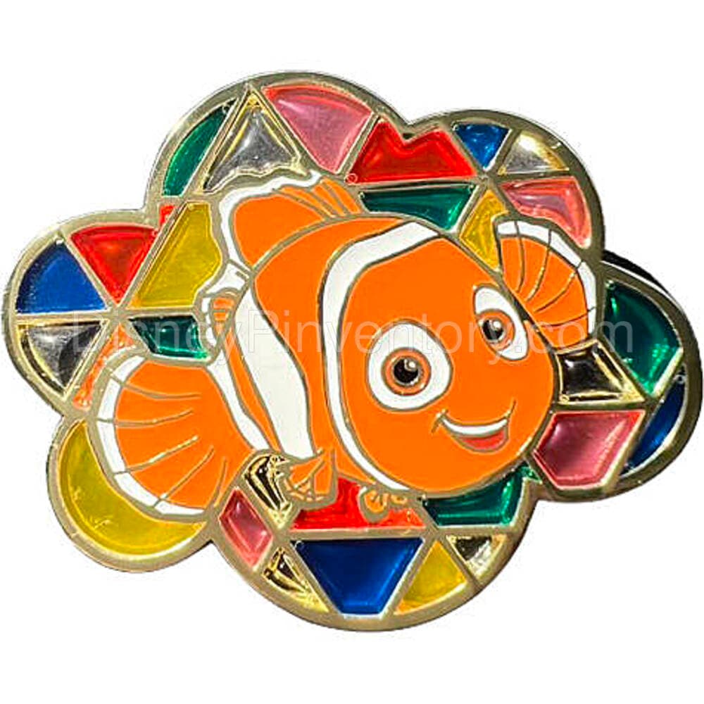 Disney Pixar Nemo Stained Glass Pin - Disney Pins Blog Exclusive - Pin 23373