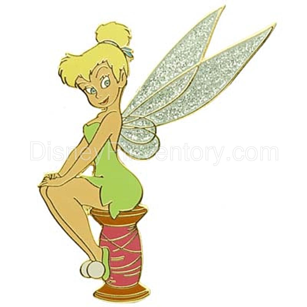 Disney Auctions P.I.N.S. - Tinker Bell on Sitting Spool - Pin 2340