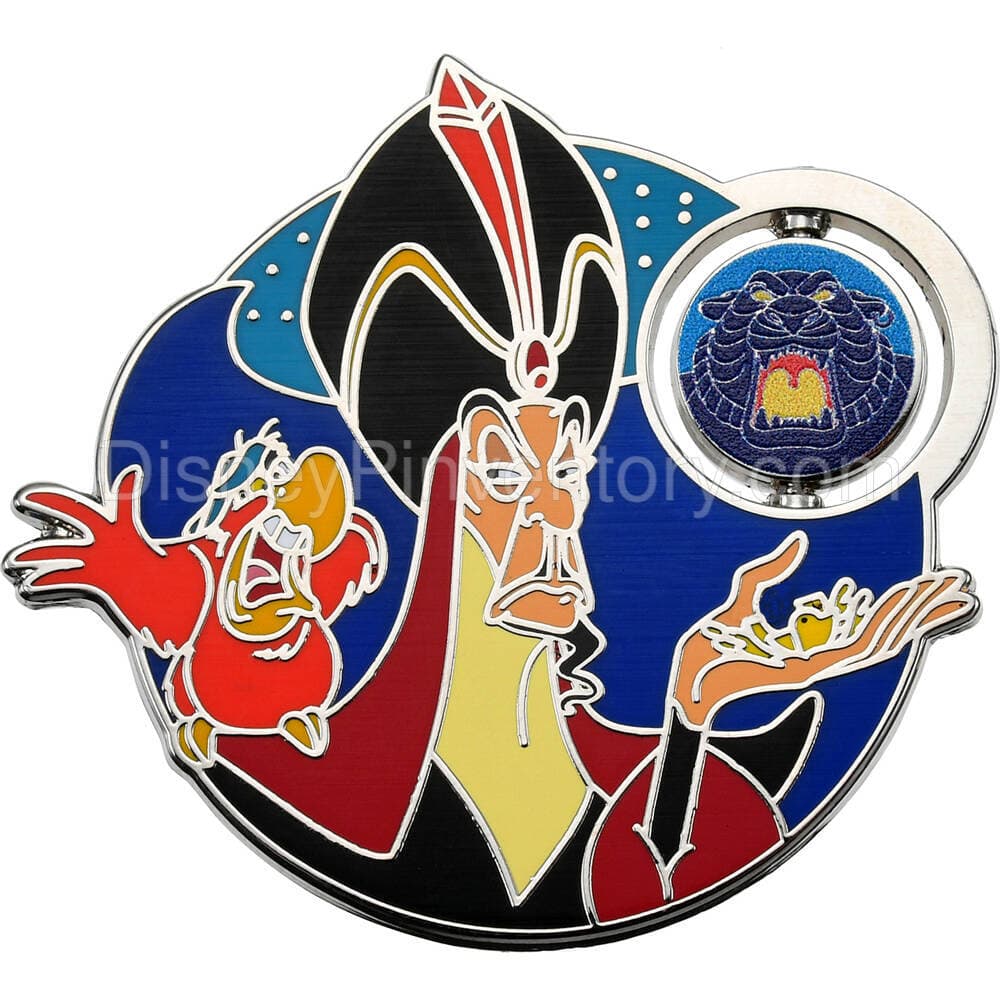 Aladdin 30th Anniversary: Jafar & Iago Spinner Pin - Pin 23501