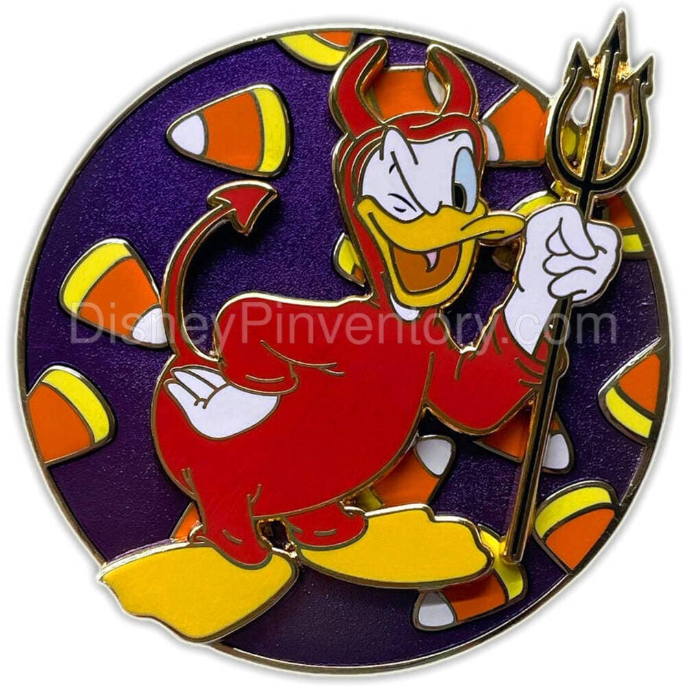 Candy Corn Halloween Series - Donald Duck Devil Pin - Pin 23854