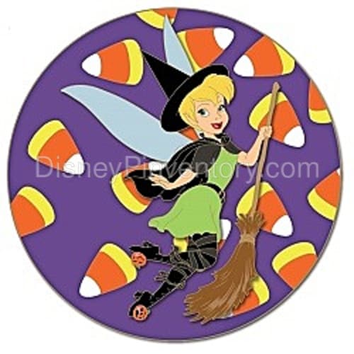 Candy Corn Halloween Series - Tinker Bell Witch Pin - Pin 23856