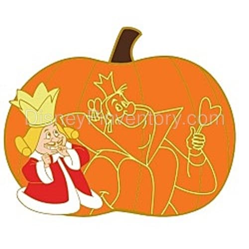 Villain Pumpkin Series - Queen & King of Hearts Pin - Pin 23873