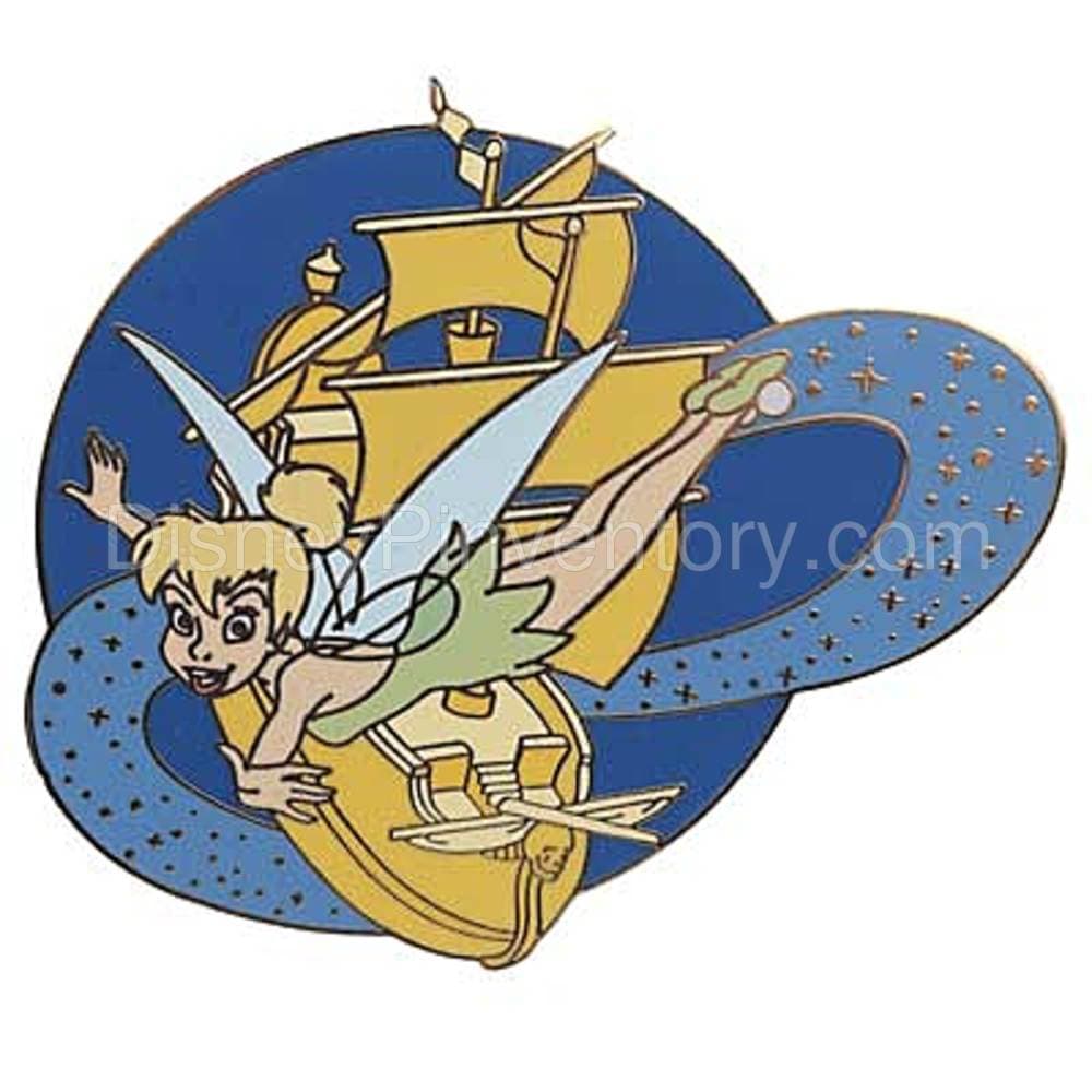 Disney Auctions P.I.N.S. - Tinker Bell & Pirate Ship - Pin 2390