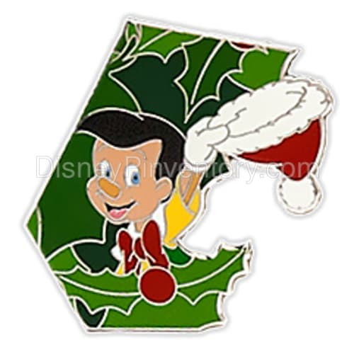Disney 24-Day Holiday Countdown Calendar Mystery Pin Set 2022 - Pinocchio Pin - Pin 23913