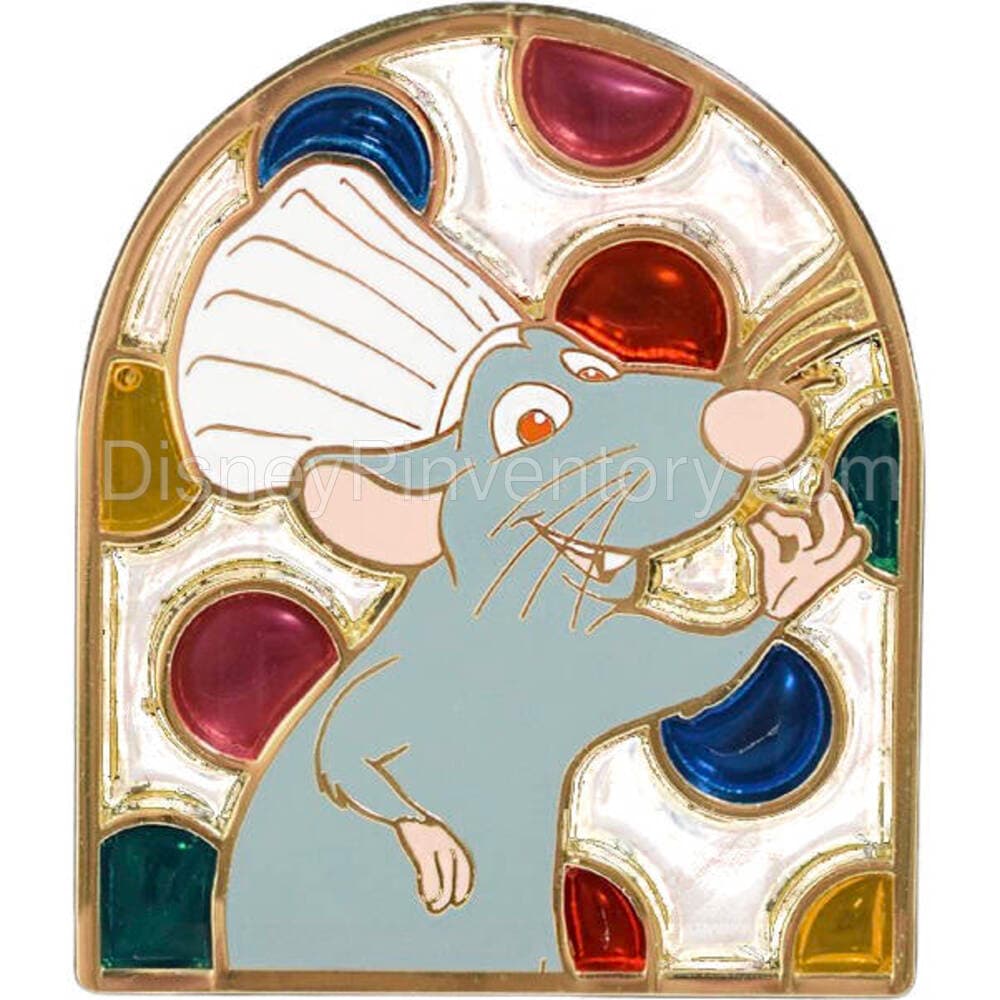 Disney Pixar Remy Stained Glass Pin - Disney Pins Blog Exclusive - Pin 23976