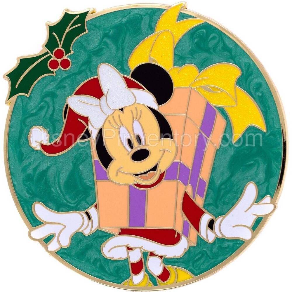 Holiday Minnie Mouse 3" Collectible Pin - PALM Exclusive - Pin 24037
