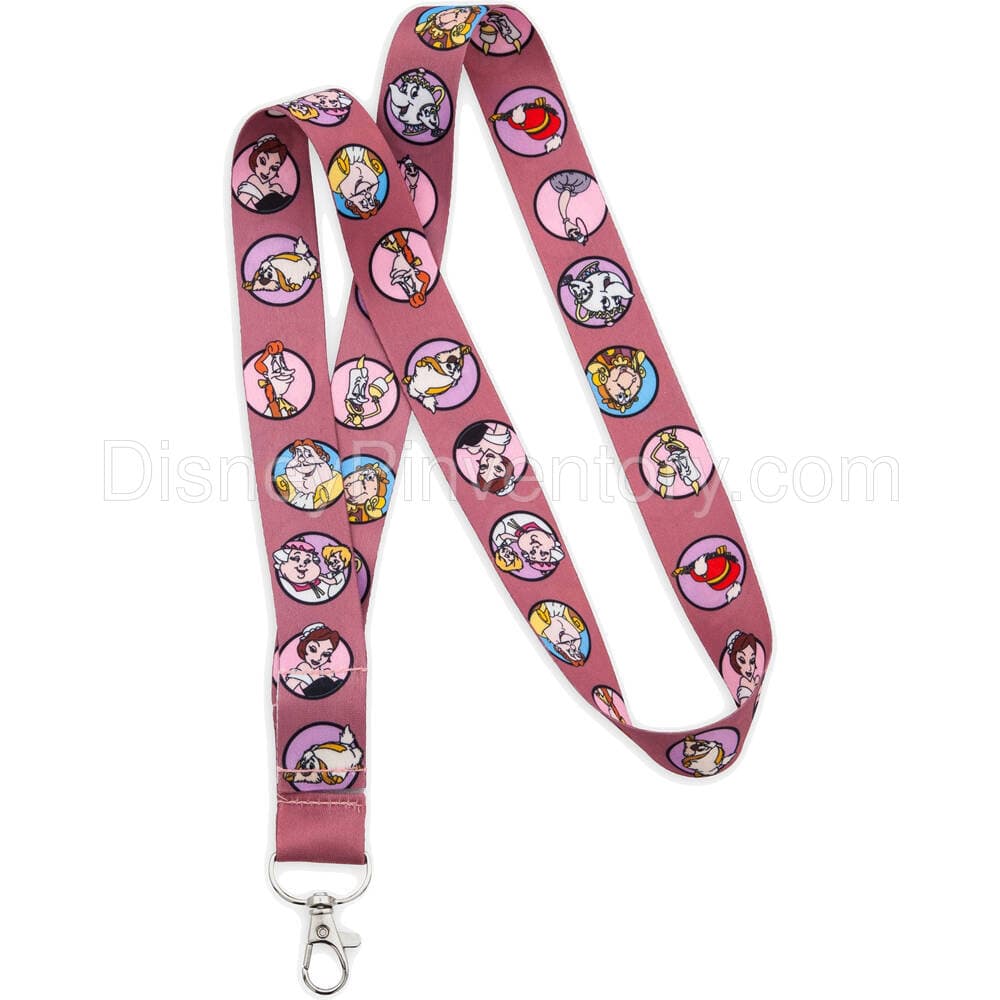 Beauty & the Beast Hanging Ornament Pin & Mystery Gift Set - Lanyard Only - Pin 24247