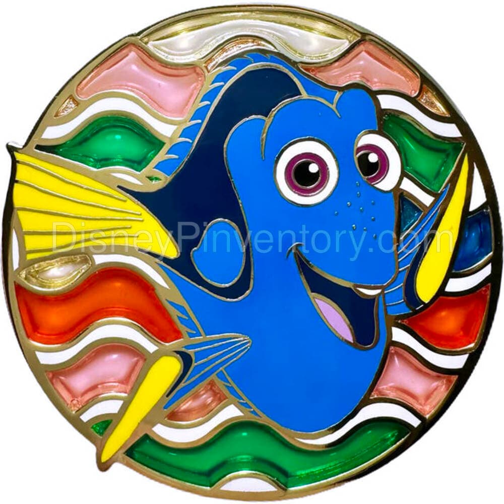 Disney Pixar Dory Stained Glass Pin - Disney Pins Blog Exclusive - Pin 24439