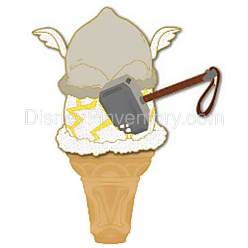 D23 Expo 2022: DSSH Marvel Ice Cream Cone Series - Thor Pin - Pin 24610