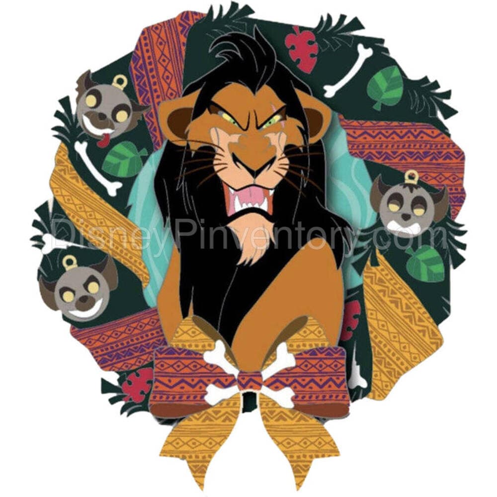 Halloween Wreaths #2 - Scar - Disney Employee Center - Pin 24831