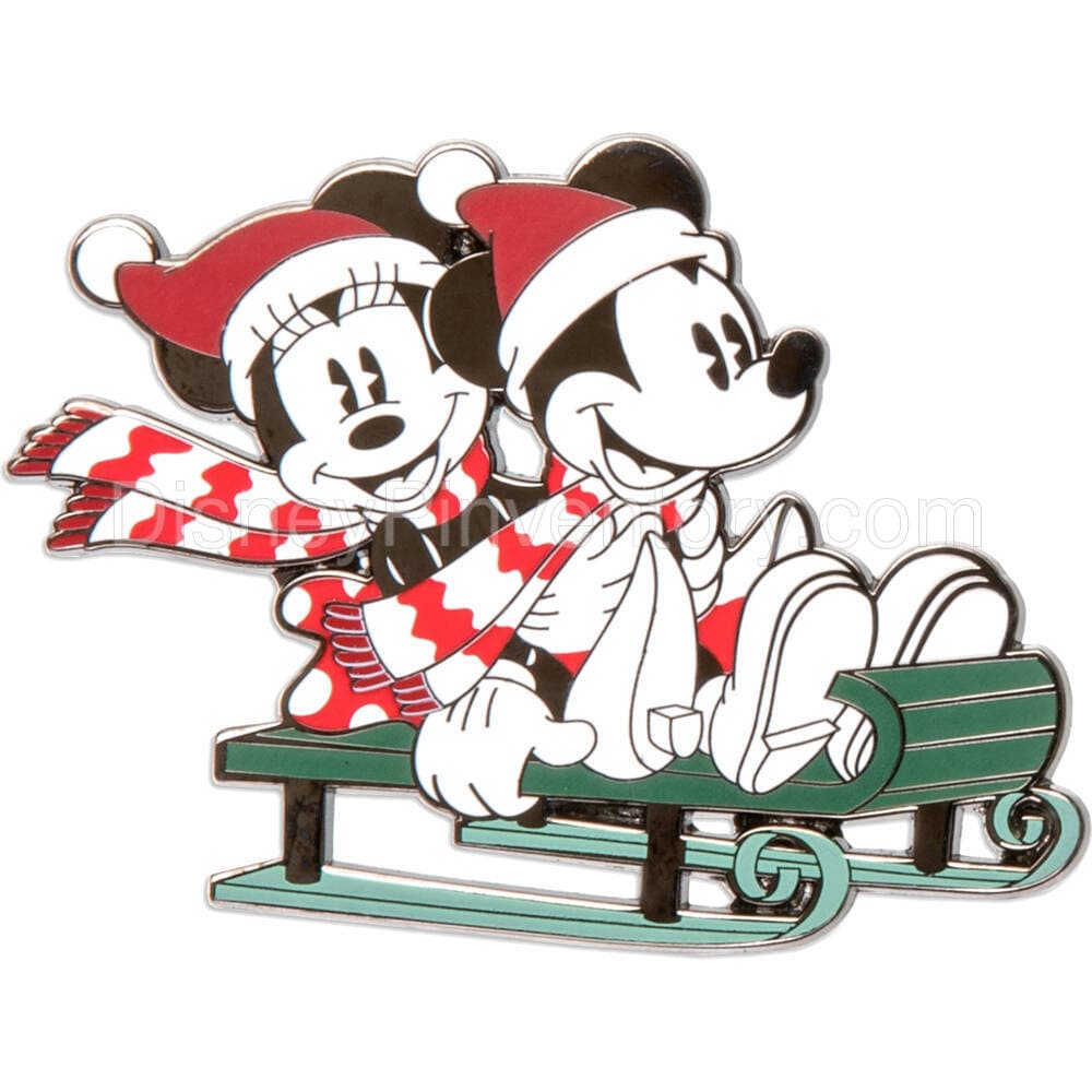 Mickey and Minnie Mouse Holiday Pin - Pin 24988