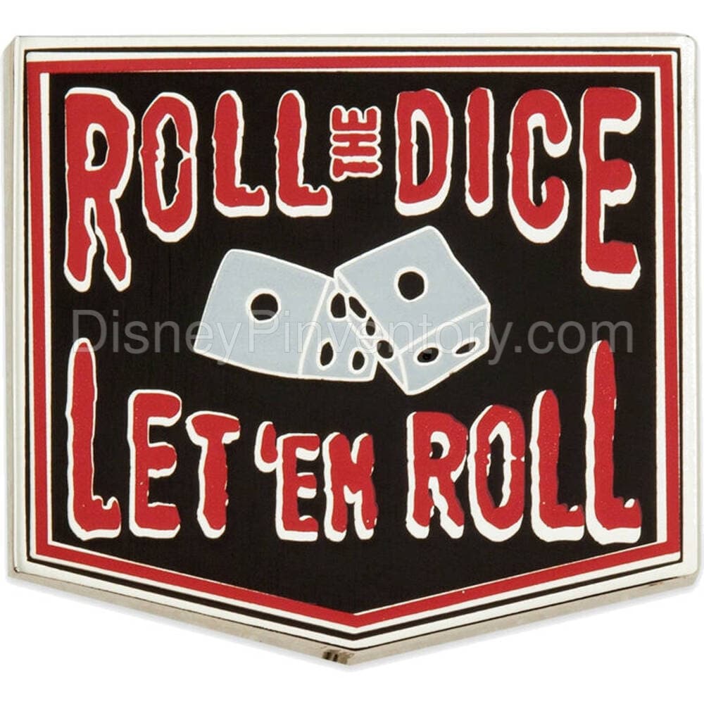 Tim Burton's The Nightmare Before Christmas Pin Set - Roll The Dice - Let 'em Roll Pin - Pin 24990