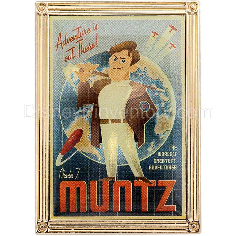 Up 10th Anniversary Pin Set - "Adventure is Out There" Charles Muntz Pin - Pin 25040